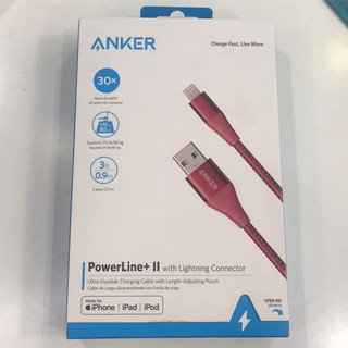 Cáp Sạc Anker Lightning PowerLine+ II