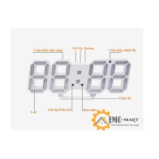 Đồng hồ điện tử LED 3D cao cấp