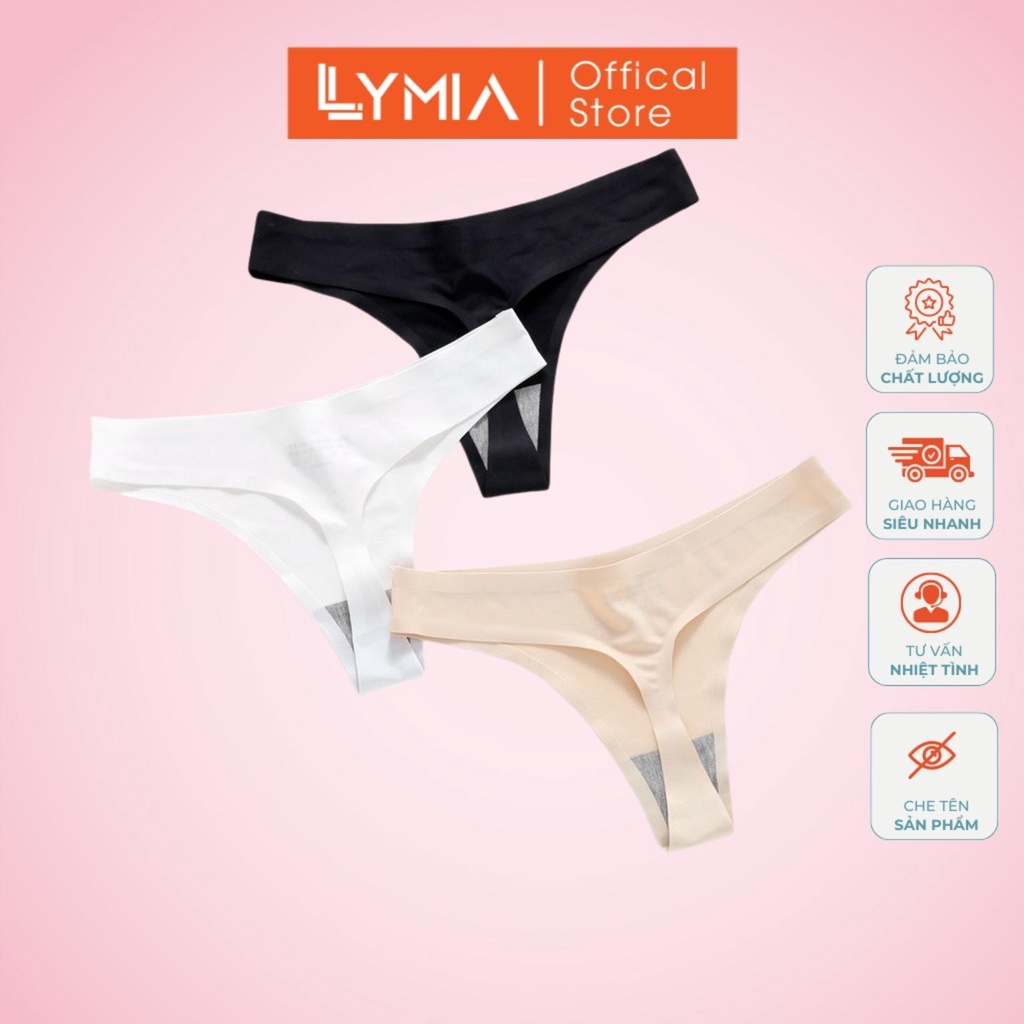 Quần lót nữ lọt khe su trơn LYMIA không đường may siêu sexy QL09