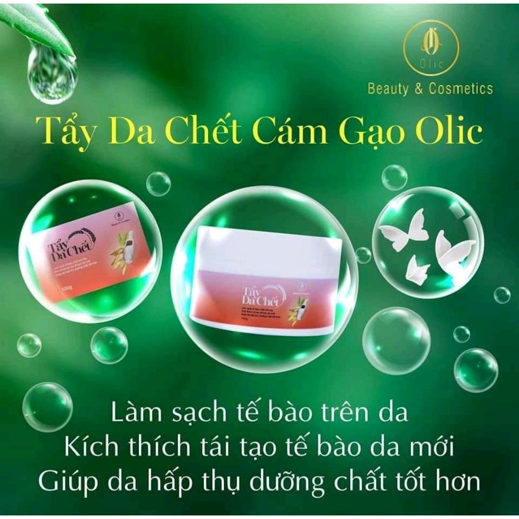 Combo trắng da 1 Hộp Tẩy da chết Olic + 2 Hộp kem body Bia Olic tặng kèm