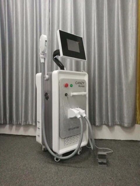 Máy 2in1 triệt lông và laser Canzy Korea