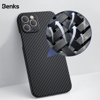 Benks Bulletproof Aramid Fiber Anti-Fall Case For iPhone 12 Mini Pro Max Ultra Thin 0.6mm Full Cover Braided Heat Dissipation Scratch Resistant Anti-Fingerprint Protective Case