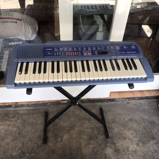 Đàn Organ Casio CTK-220L Nhật 49 Phím Giá Rẻ - Bảo hành 1 Năm - Phụ kiện đi kèm - Có màn, đèn LED - Mới Tinh Tươm