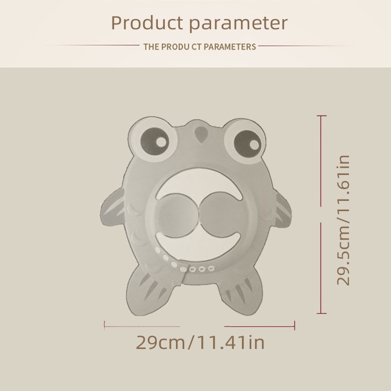 Mũ Gội Đầu Chống Thấm Nước Tùy Chỉnh Bảo Vệ Tai Họa Tiết Động Vật Dễ Thương Cho Bé