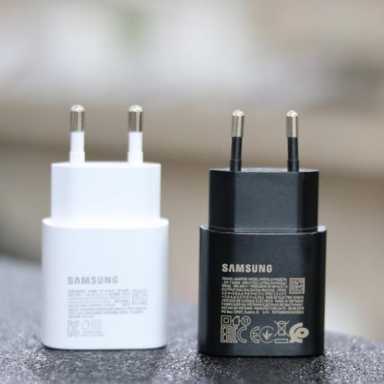 Bộ sạc nhanh  Samsung  💖 CHÍNH HÃNG 💖  Củ sạc samsung 25W Dòng sạc mới nhất của Samsung với nhựa nhám, chịu lực tốt