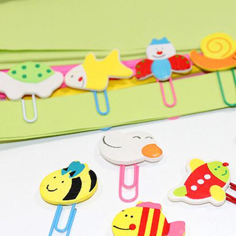 Kẹp giấy hình hoạt hình đáng yêu phong cách Hàn Quốc