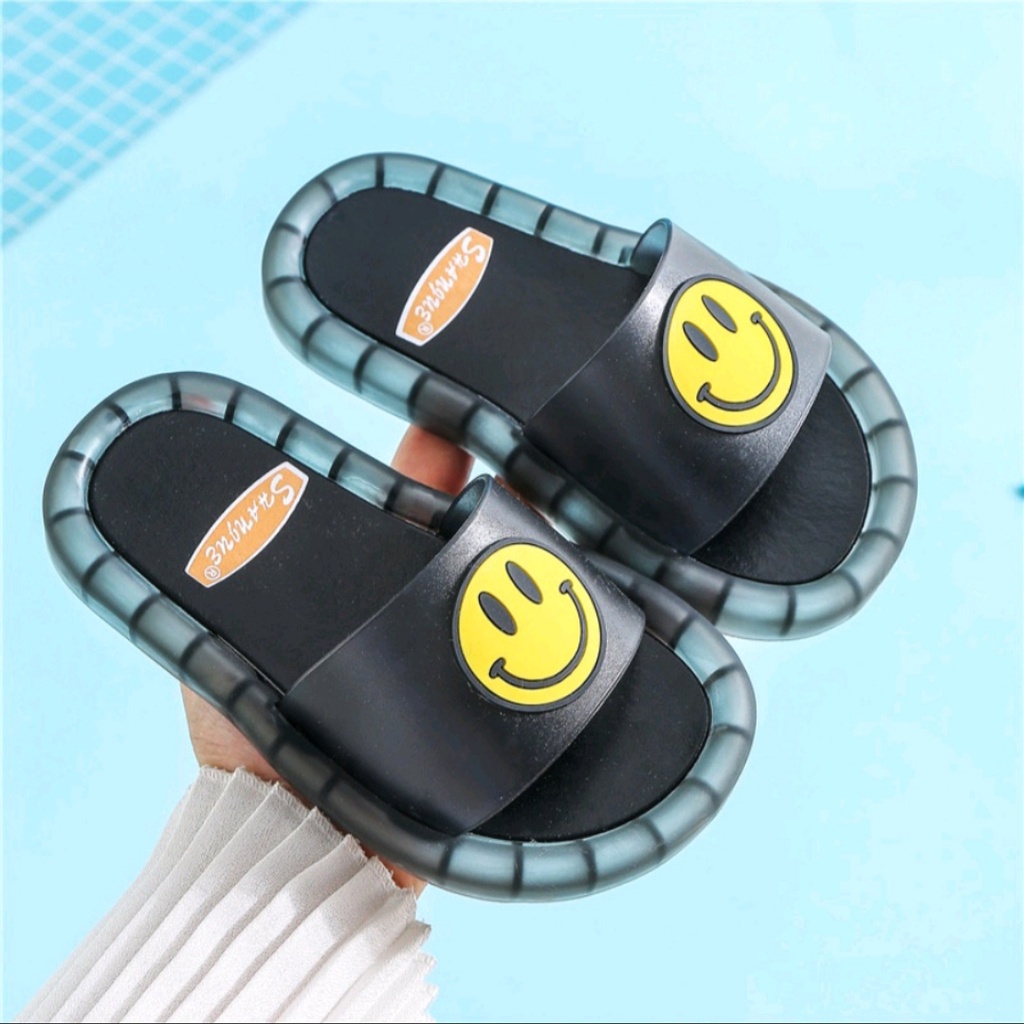 Dép Smile gắn led vui nhộn , dép mặt cười nhấp nháy tuyệt diệu cho bé
