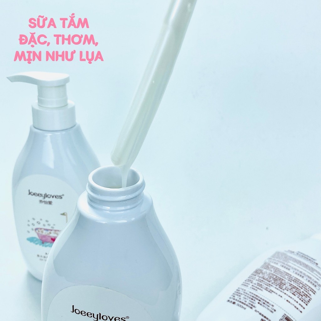 Sữa tắm nước hoa dưỡng ẩm trắng da mềm mịn  JOEEYLOVES 500ML Yesnow