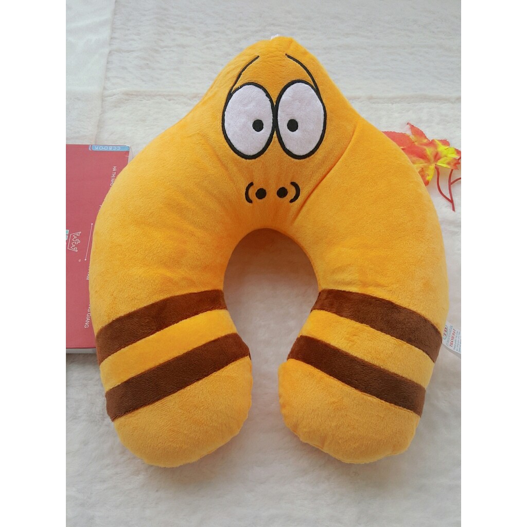 GỐI KÊ CỔ CHỮ U SÂU LARVA (30X34CM)