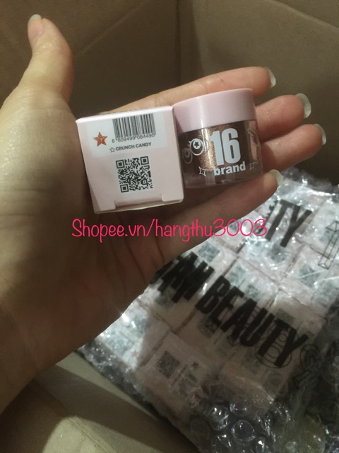 Nhũ Mắt Kim Tuyến 16brand Candy Rock Pearl Powder | BigBuy360 - bigbuy360.vn