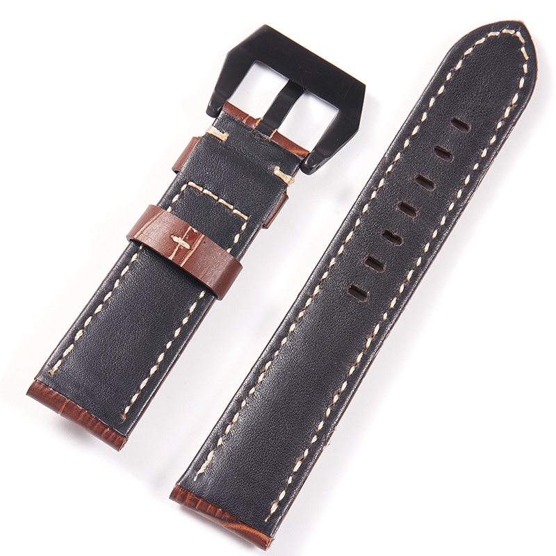 Dây Đeo Đồng Hồ Bằng Da 20mm 22mm 24mm 26mm Cho Nam Nữ