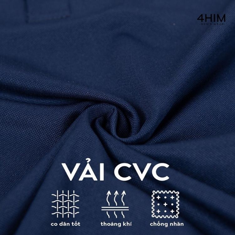 Áo thun nam cổ bẻ ngắn tay 4Him regular fit chuẩn hàng xuất, áo polo nam cao cấp chất cotton thoáng mát