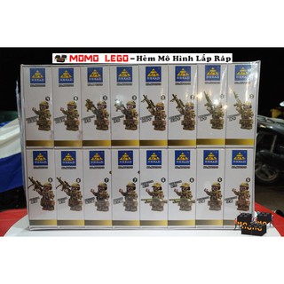 Đồ Chơi Xếp Hình, Lắp Ráp Lego Combo Nhân Vật Lính Biệt Đội Sói Lửa  - Hẻm Momo Lego