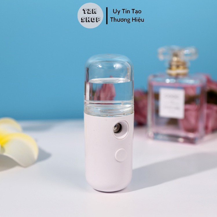 Máy xịt khoáng mini nano cầm tay phun sương kiêm máy xông hơi mini - T2K Shop