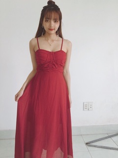 Đầm maxi nhúng ngực