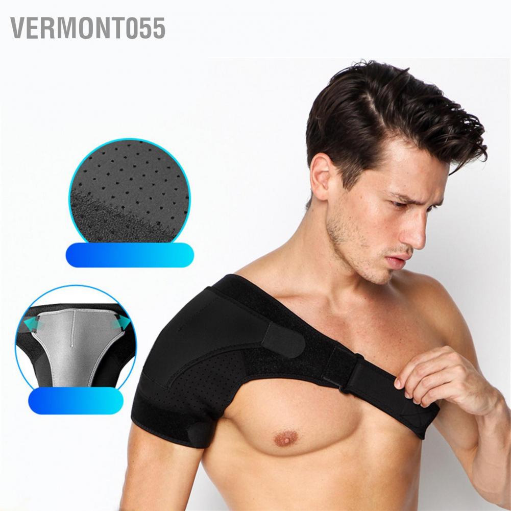 Vermont055 Điều chỉnh Nẹp vai Mang Chịu nhiệt Bọc Vai để Tập thể dục Thể thao