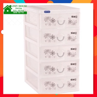 Tủ nhựa duy tân a4 3/4/5 ngăn nắp bằng tủ mini đẹp nhỏ gọn