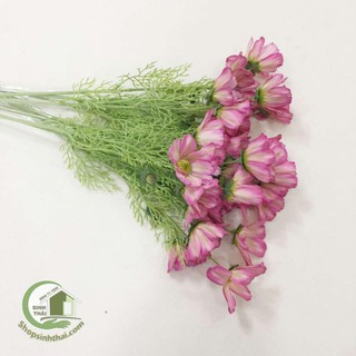 Hoa cúc sao nhái màu hồng - hoa cúc chuồn - hoa giả cao cấp