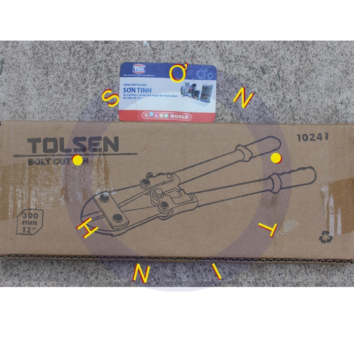 Kềm Kìm Cộng Lực Kéo Cắt Sắt 12inch 300mm Bolt Cutter TOLSEN 10241