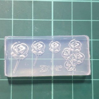 Khuôn hoa hồng 3d nail