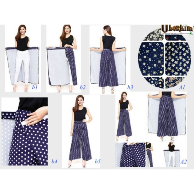 Combo 2 quần váy chống nắng thông minh