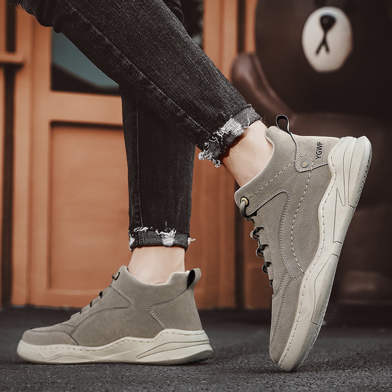 + ⚡FULL BOX + ViDeo thật⚡ Giày Thể Thao Nam - Phong Cách Cực Ngầu -Da Nâu