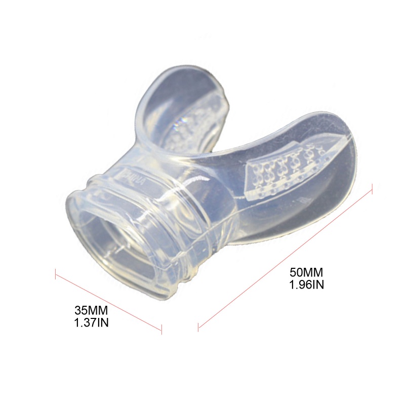 Miệng Ngậm Bằng Silicone Trong Suốt Thoải Mái Tiện Dụng