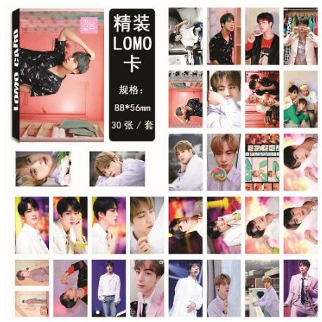 Lomo Card BTS "SUMMER - Từng Thành Viên" - 1 Hộp Gồm 30 Ảnh