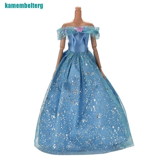 Đầm dạ hội đính bươm bướm cho búp bê barbie