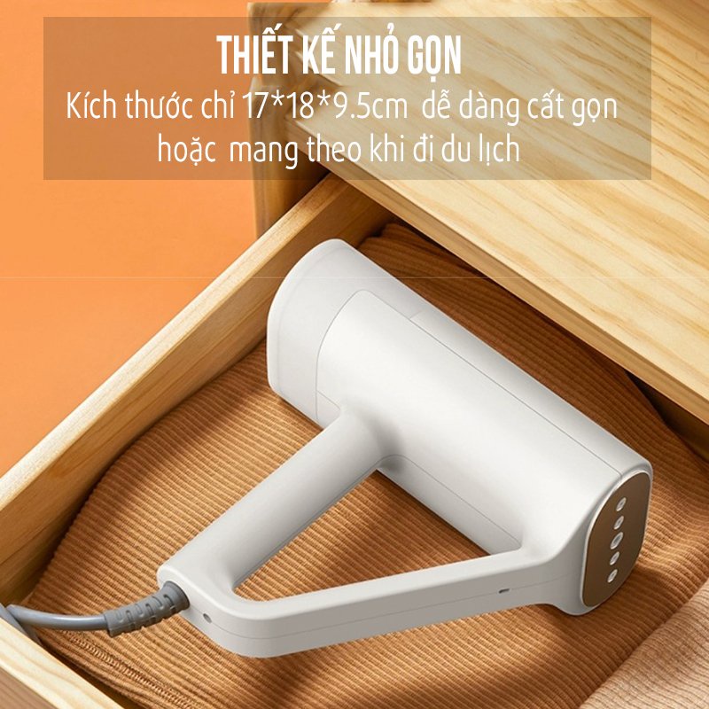 Bàn là hơi nước cầm tay Derma HS100 công suất 1000W dung tích 200ml Bàn ủi hơi nước cầm tay mini VT124