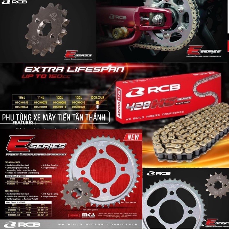 (COMBO) SÊN NHÔNG ĐĨA RCB EX150 chính hãng