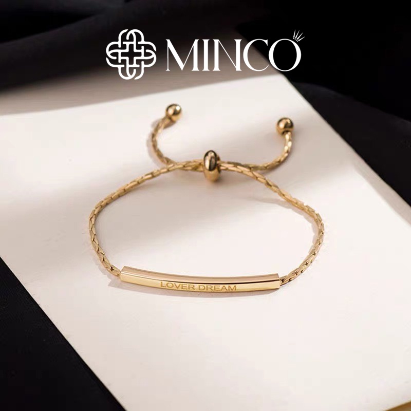 Lắc tay nữ dây rút Minco Accessories phụ kiện dự tiệc sang chảnh trang sức nữ kỷ yếu đẹp VT30