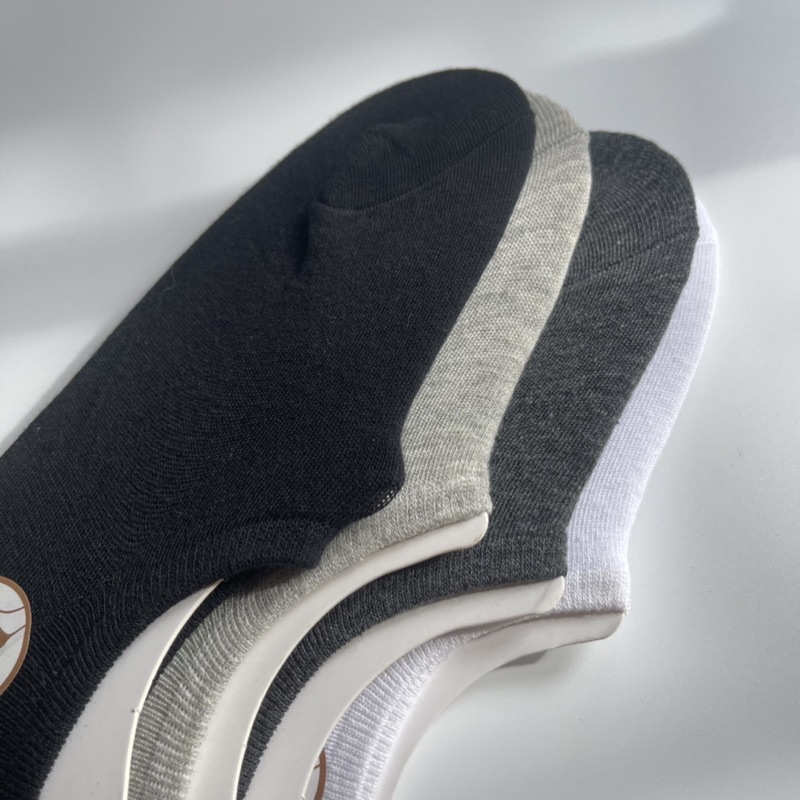 Vớ Tất Lười Trơn Nam Cao Cấp Có Silicon Chống Tuột Gót Chân Chất Cotton Kháng Khuẩn Khử Mùi MRSOCKS - VL008