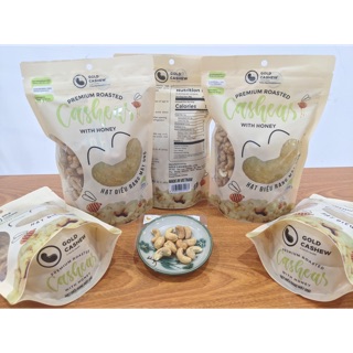 Hạt điều rang mật ong Gold Cashew- Cashew with honey - 454gr