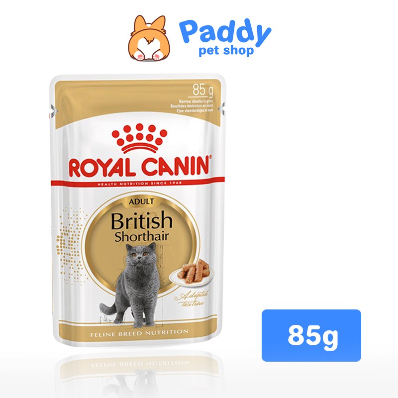 Pate Cho Mèo Anh Lông Ngắn Lớn Royal Canin British Shorthair 85g