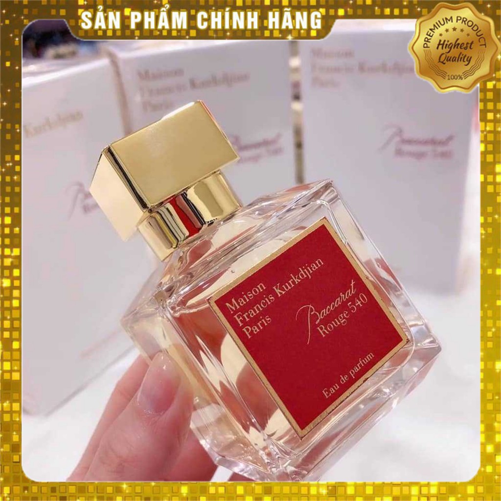 [Nước hoa Unisex 10ml] MFK Baccarat Rouge 540 EDP mẫu thử 2ml - 10ml (Hương hoa cỏ phương đông) | BigBuy360 - bigbuy360.vn