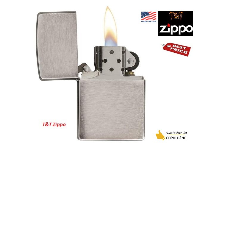 Zippo nhám trắng