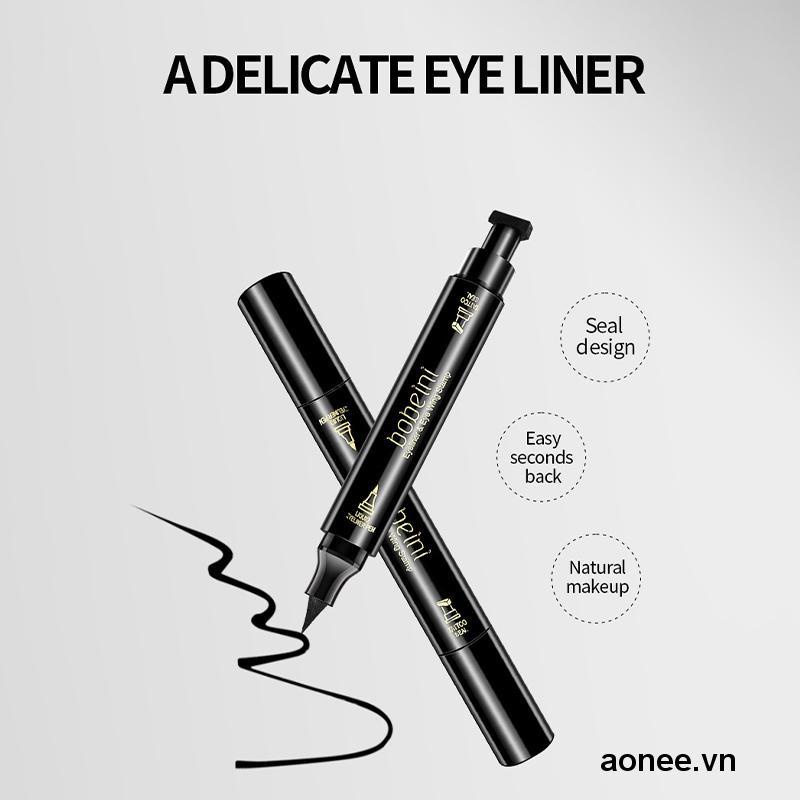 Bút Kẻ Mắt Hai Đầu Tam Giác 2 Trong 1 Kháng Nước