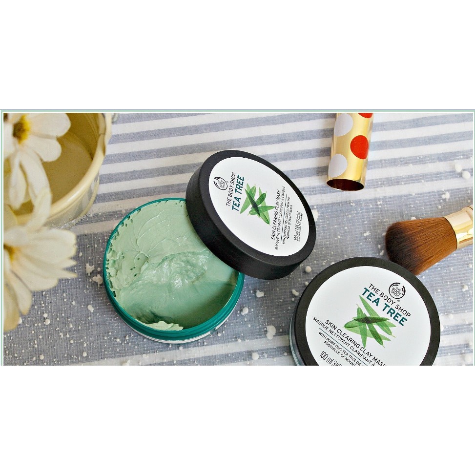 MẶT NẠ ĐẤT SÉT THE BODY SHOP TEA TREE SKIN CLEARING CLAY MASK