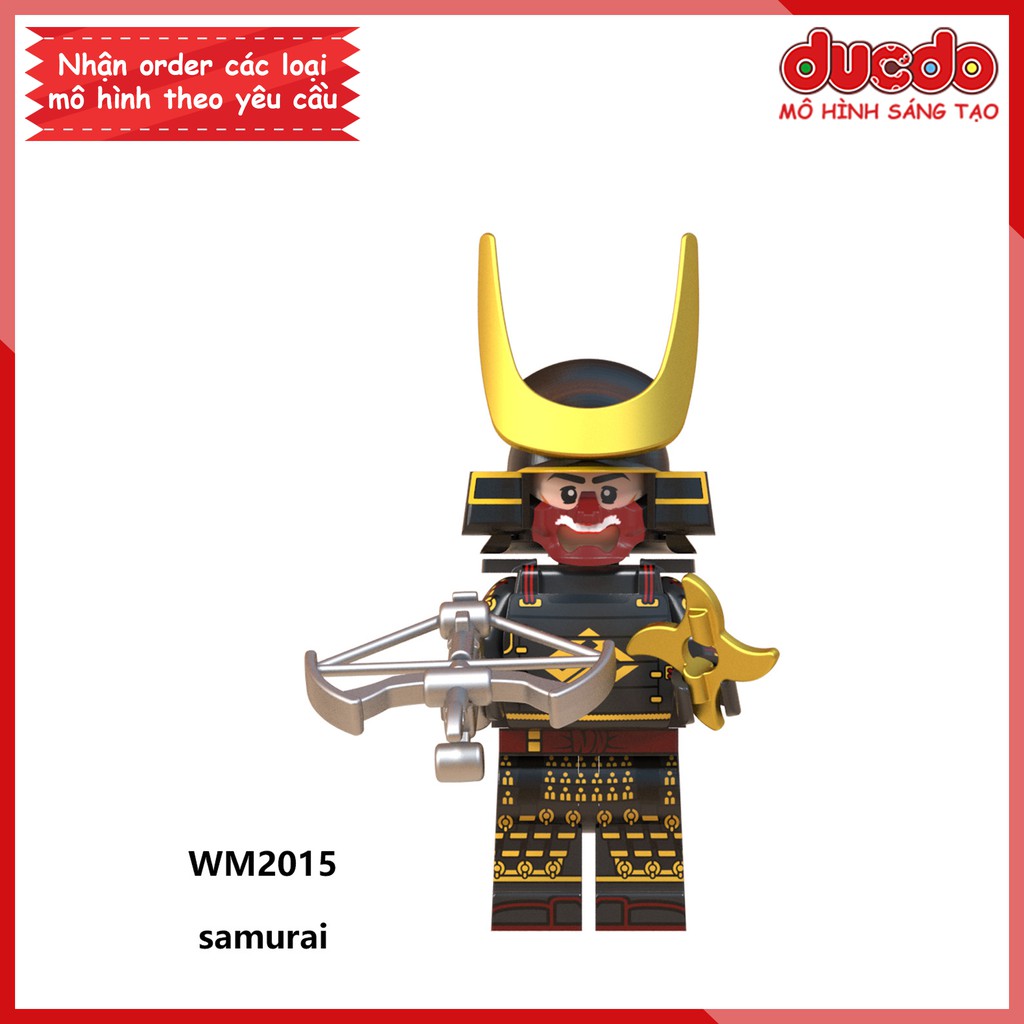 Minifigures các nhân vật Samurai tuyệt đẹp - Đồ chơi Lắp ghép Xếp hình Mini Mô hình WM WM6096