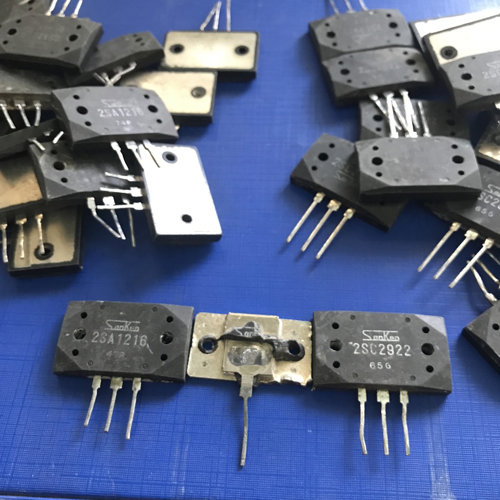 Cặp Saken 2SA1216 2SC2922 A1216 C2922 dòng 17A 180V transistor chính hãng