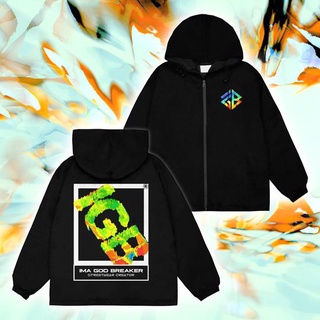 Áo Khoác Green Graffiti iMA God Breaker (iGB Green Graffiti Jacket)