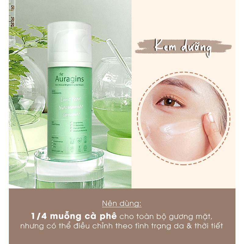 Gel dưỡng ẩm cho da dầu mụn The Auragins 10ml