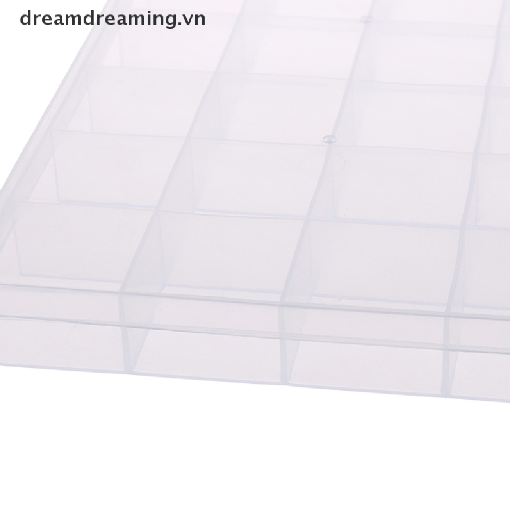 Hộp Nhựa 24 Ngăn Đựng Trang Sức Tiện Dụng