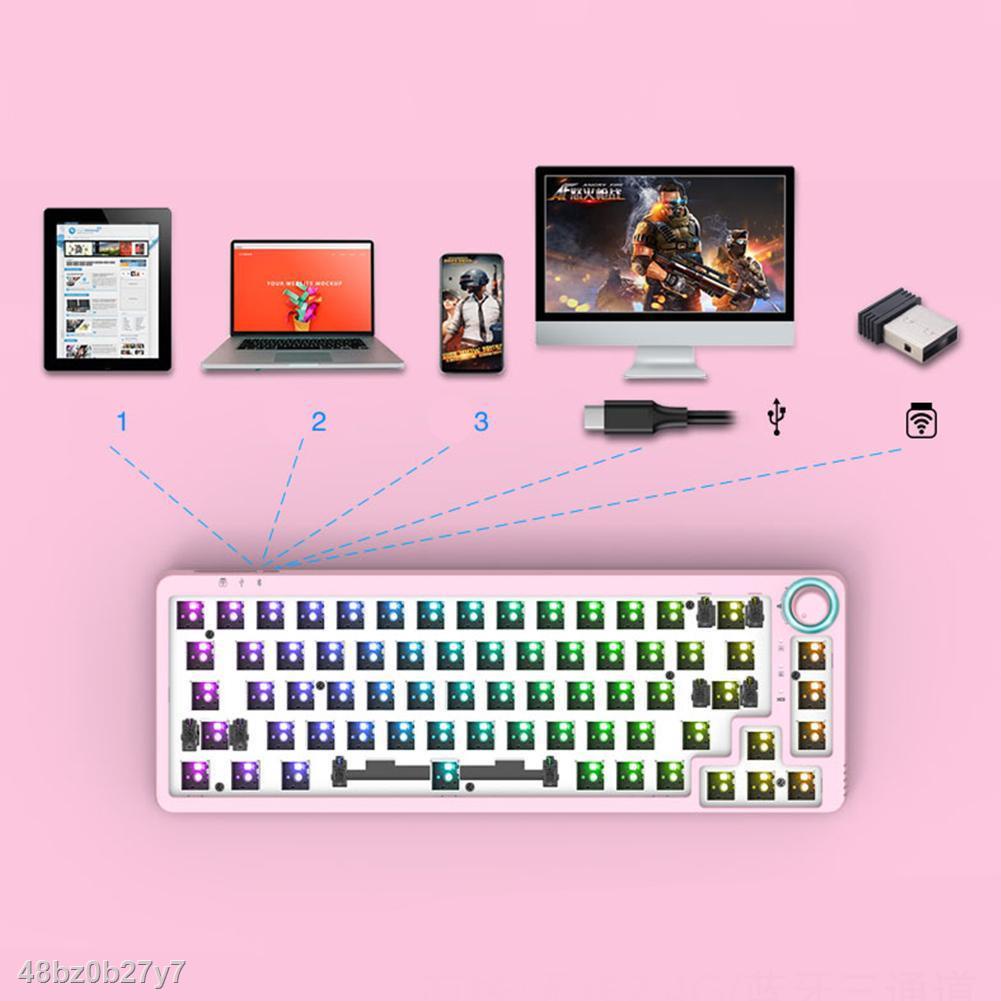 Loại Tốt Bàn Phím Cơ DIY Hotswap Tm680 Có Dây Tương Thích Switch Cherry Mx Gateron Kailh