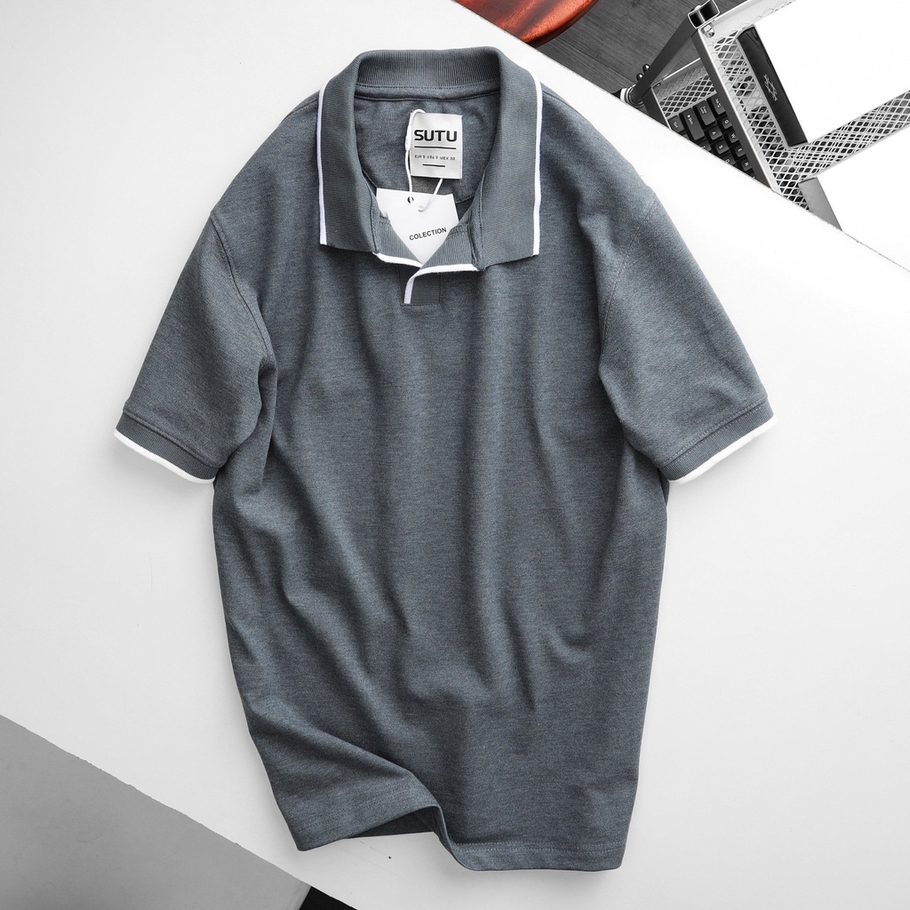 [ SALE SIÊU KHỦNG ] Áo POLO nam cổ bẻ ngắn tay phối viền dáng slimfit, chất cotton co giãn 4 chiều cao cấp - W REAL M | BigBuy360 - bigbuy360.vn