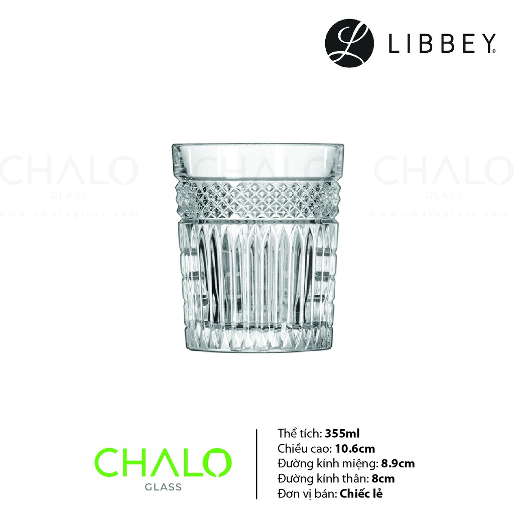 [Made in EU] Ly thủy tinh Libbey Radiant DOF - 355ml - 5635 / 927542