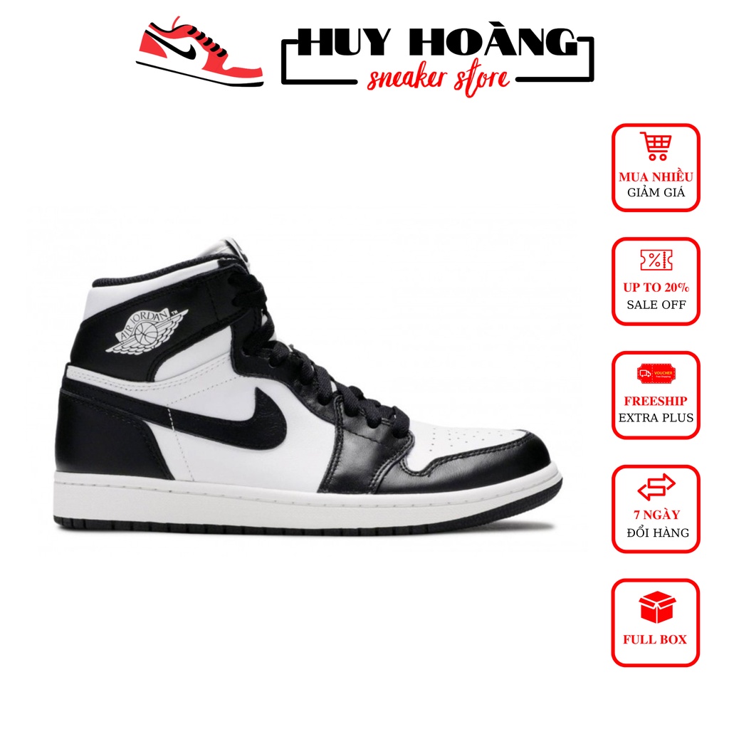 Giày 𝐉𝐨𝐫𝐝𝐚𝐧 Panda Cao Cổ, Giày Thể Thao Nam Nữ Sneaker 𝐉𝐨𝐫𝐝𝐚𝐧 Panda Đen Trắng Cao Cổ Nam Nữ Chuẩn 11