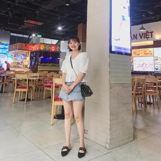 Quần giả váy túi ngược