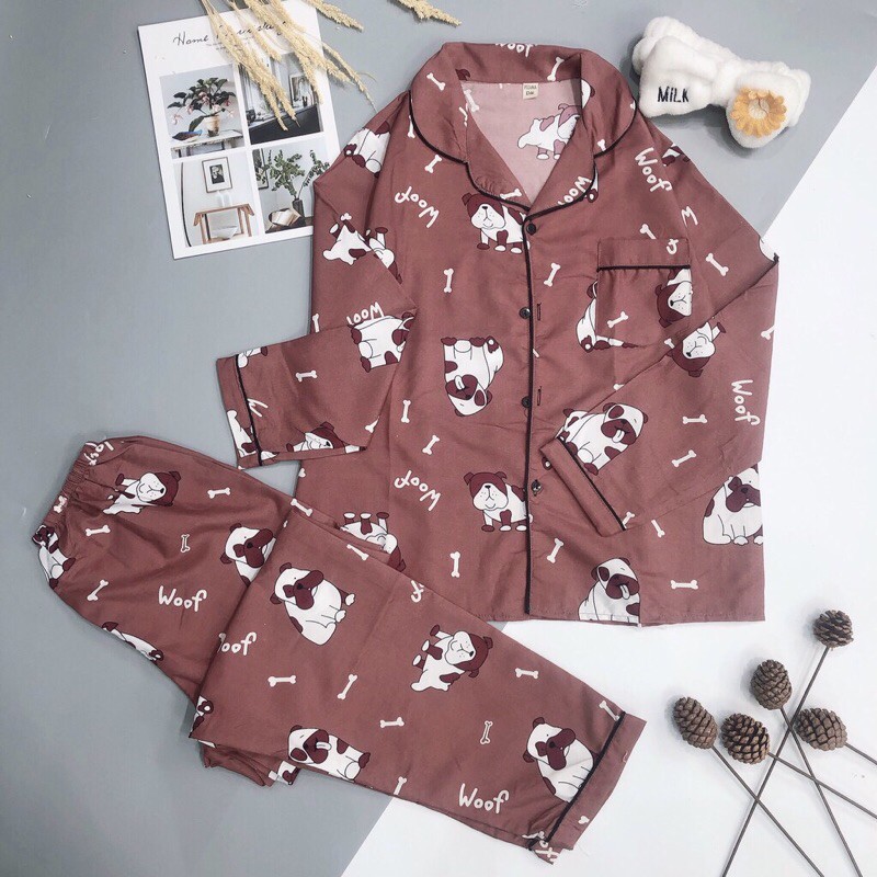 pijama kate thái dài tay | BigBuy360 - bigbuy360.vn